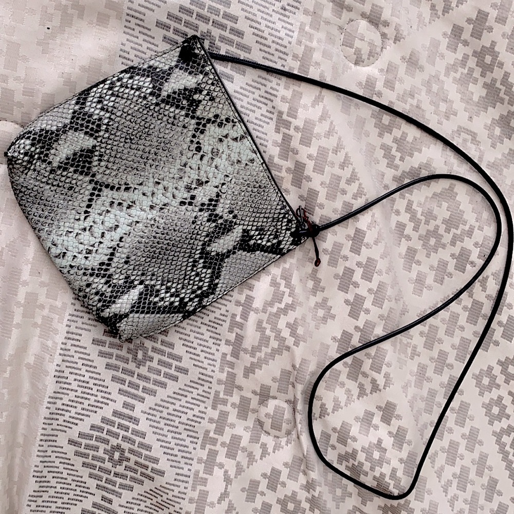 Turquoise python bmay bag
